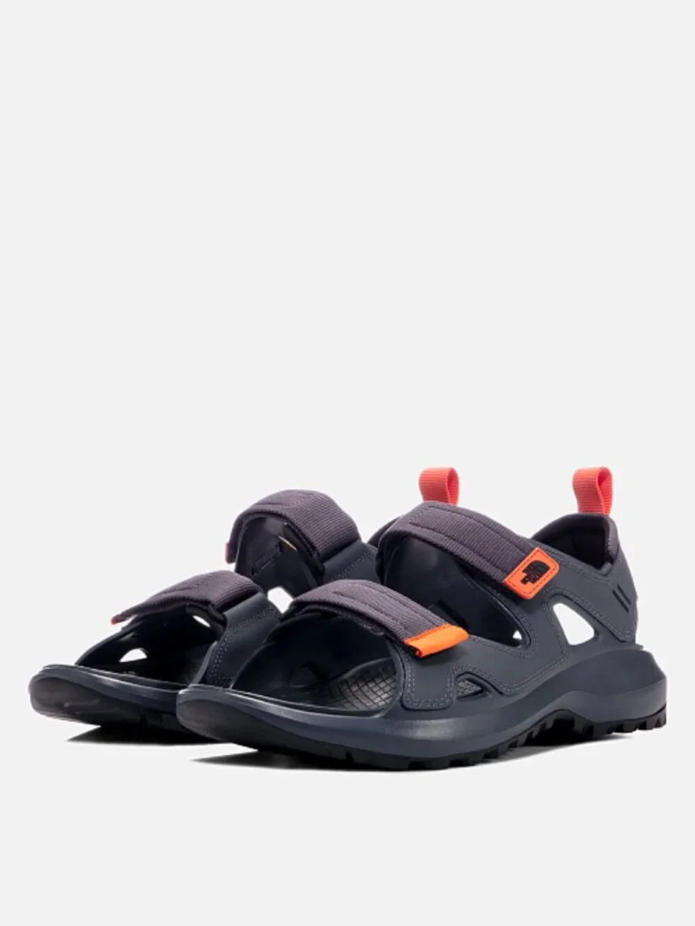 The North Face Hedgehog Sandal III Asphalt Grey/Retro Orange SIZE MEN'S 10 NWOT